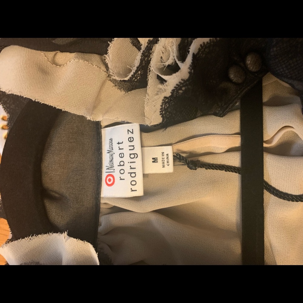 Robert Rodriguez for Neiman Marcus target collection Sleeveless ruffle blouse